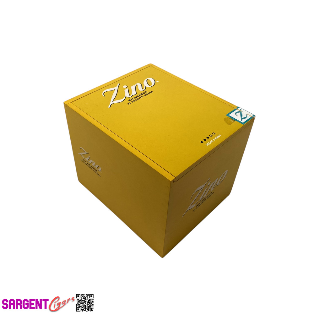 Zino Robusto Empty Wooden Cigar Box 4.75x5.75x4.75